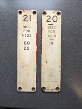 Two ivorine signal for sale  HEREFORD