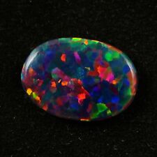 Used, Black Fire Opal Oval Cabochon 15x11 mm 4 Cts AAA+ Australian Loose Gemstone for sale  Shipping to South Africa