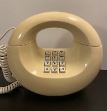 Vintage Cream Western Electric Donut Push Button Sculptura Telephone, used for sale  Shipping to South Africa