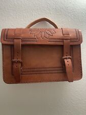 Leather briefcase bag for sale  Spring Valley
