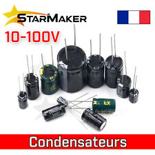 Condensateur chimique électrolytique 0.1uF à 4700uF - 10V 16V 25V 35V 50V 63V d'occasion  France