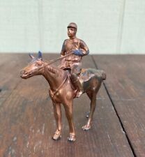 Miniatura vintage feita no Japão Lead Horse e Jockey com Patina Dollhouse comprar usado  Enviando para Brazil