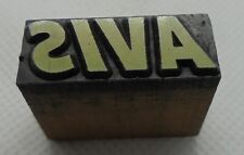 Impressoras tipográficas vintage bloco Avis aluguel de carros  comprar usado  Enviando para Brazil