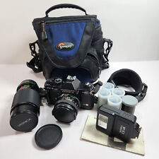 Cámara fotográfica Yashica FX-3 Super 2000 SLR 35 mm lente flash bolsa manual accesorios segunda mano  Embacar hacia Argentina