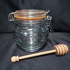 Kilner Glass Honey Pot Beechwood Dipper NOVA NO BOX comprar usado  Enviando para Brazil