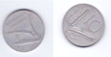 8 Monete 10 Lire "Spiga" 1951-1952-1953-1955-1956-1973-74-82 Repubblica Italiana, usato usato  Milano