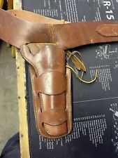 Vintage Bianchi 1873 Old West Leather Holster And Belt , used for sale  Shipping to South Africa