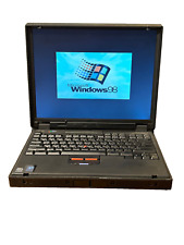 Notebook IBM Thinkpad 770x Vintage Retro Carregado Win98 CD Serial Parallel Warr LEIA comprar usado  Enviando para Brazil