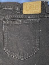 Pantalones de mezclilla Lee/de colección años 80?  ¿Años 90? / Hecho en EE. UU. / Negro / Talla 38x32 segunda mano  Embacar hacia Argentina