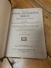 Bíblia referência corrente Thompson KJV BB Kirkbridge couro luxo 1934 20ª impressão, usado comprar usado  Enviando para Brazil