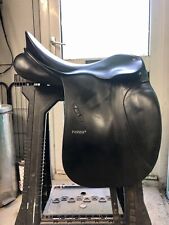 Passier Hubertus Schmidt black dressage saddle 17.5, used for sale  Shipping to South Africa