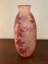 Vase décor rubis d'occasion  Baccarat