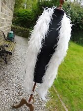 white ostrich feathers for sale  HALIFAX