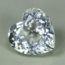 8.36 Cts_Diamond Sparkle_100 % Natural Unheated HEART White Pollucite_Afghan for sale  Shipping to South Africa