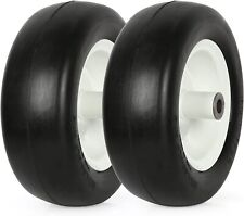 Used, WEIZE 11x4.00-5 Lawn Mower Tires with Rim, Flat Free 350lbs Capacity, Set of 2 for sale  Lawrenceville
