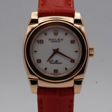 Rolex Cellini Reloj de Mujer 1602 Cuarzo 26MM Vintage 18K 750 Oro Hermosa Estado, used for sale  Shipping to South Africa
