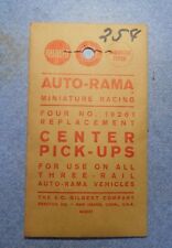 4pc 1960 s Gilbert auto-Rama slot car Pick-Up Chaussures RARE 19260 Factory 1/32 Pièces 
