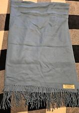 Bufanda azul original Pashmina, usado segunda mano  Embacar hacia Mexico