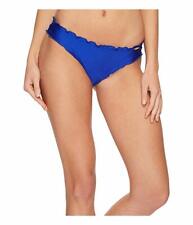 Luli Fama Cosita Buena L73628 Full Ruched Back Bikini Bottom in Blue Size L for sale  Shipping to South Africa