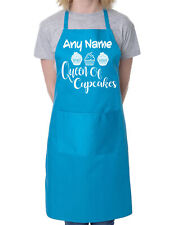   Delantal Personalizado Queen Of Cupcakes Your Name Here Hornear Cocina  segunda mano  Embacar hacia Argentina