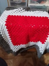 Crochet blanket red for sale  Cleveland