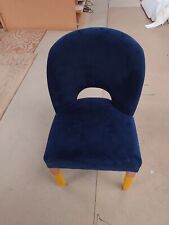 Upholstered chair blue for sale  LITTLEHAMPTON