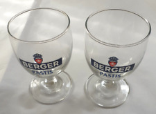 Berger pastis glasses for sale  COLCHESTER