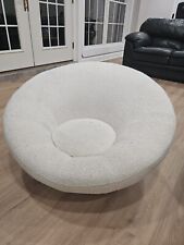white modern swivel chair for sale  Gordonsville