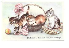 Illustration cats kittens d'occasion  Expédié en Belgium
