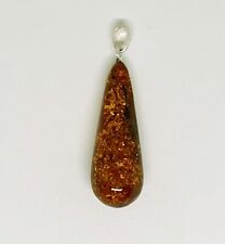 Used, Zori's Baltic Amber-Pendant-Cognac Amber with Particles-40 MM for sale  Shipping to South Africa