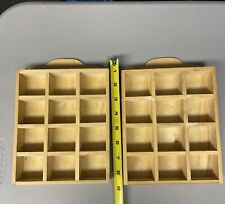 2 wooden shelf cases for sale  Jeannette