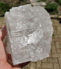 Cristal de halita cúbico transparente, cloruro de sodio (sal) ¡Grande! Pakistán. 4,5 libras segunda mano  Embacar hacia Argentina