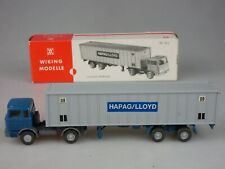 WIKING 1/87 52c Cs 857 MB 1620 reboque caminhão contêiner Hapag/Lloyd + caixa 126902, usado comprar usado  Enviando para Brazil