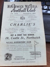 1953 northwich victoria for sale  BOLTON