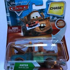 Disney Pixar Cars Mater con lata de aceite #130 ¡Mira! ¡Mis ojos cambian! Chase segunda mano  Embacar hacia Argentina