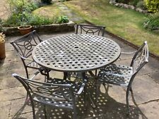cast aluminium garden chairs for sale  WOKING