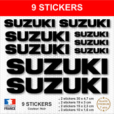 Stickers suzuki noir d'occasion  Nantes-