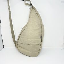 Ameribag Healthy Back Bag Biege Tan Nylon Sling Travel Bag Purse Tote Medium for sale  Shipping to South Africa
