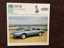 Jaguar convertible 1988 for sale  UK