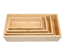 Wooden box bamboo for sale  Shipping to Ireland