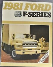 1981 Ford Truck Brochure F-600 700 800 Stake Dump Cargo Excelente Original 81 comprar usado  Enviando para Brazil