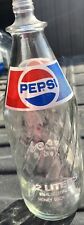 Garrafa de refrigerante vintage 1970’s Glass Pepsi-Cola 2 litros retornável 13,5” de altura sem tampa comprar usado  Enviando para Brazil