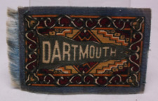 Tapete de feltro antigo miniatura para tabaco Dartmouth University College, usado comprar usado  Enviando para Brazil