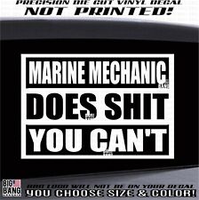 Marine mechanic vinyl for sale  Oregon