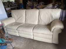 Genuine cream leather for sale  WILMSLOW