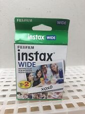 Filme instantâneo largo Fujifilm instax pacote duplo 20 exposições Xoxo validade 2023 comprar usado  Enviando para Brazil
