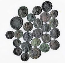 Lotto 25 monete Greche, Puniche e Romane; lot of 25 coins, Greek, Punic, Roman usato  Milano