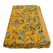 Indian Kantha Quilt Handmade Blanket King Size Bedspread Bedding Throw 60x90 In for sale  Shipping to South Africa