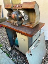 Vintage Lapidary Buffer Grinder Craftool with Vacuum Dust Collection Cabinet, used for sale  Lompoc