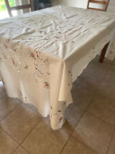 Tablecloth vintage white for sale  Cedaredge